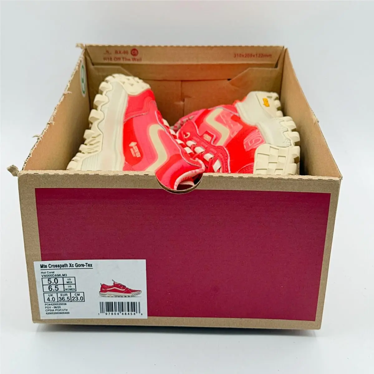 Vans shoes - vans mte crosspath - mte crosspath - VN000DAMLM3 - Red (UPC: 197804484546) 0