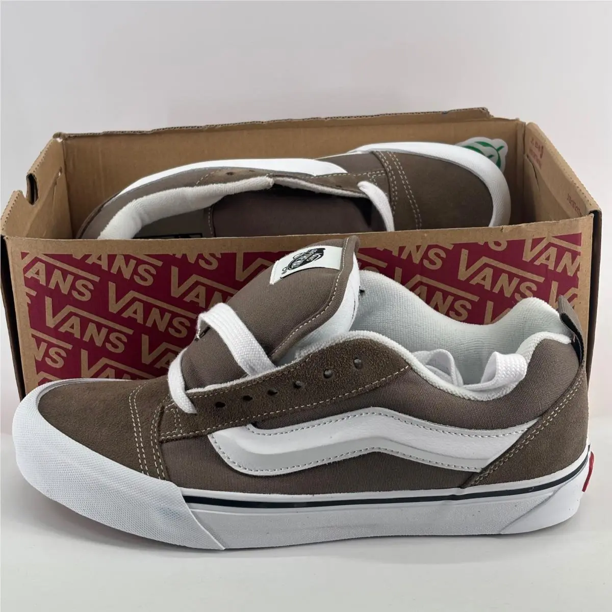 Knu Skool Men 8.5 Women 10 Walnut Brown Puffy Skate VN000D221NU by Vans