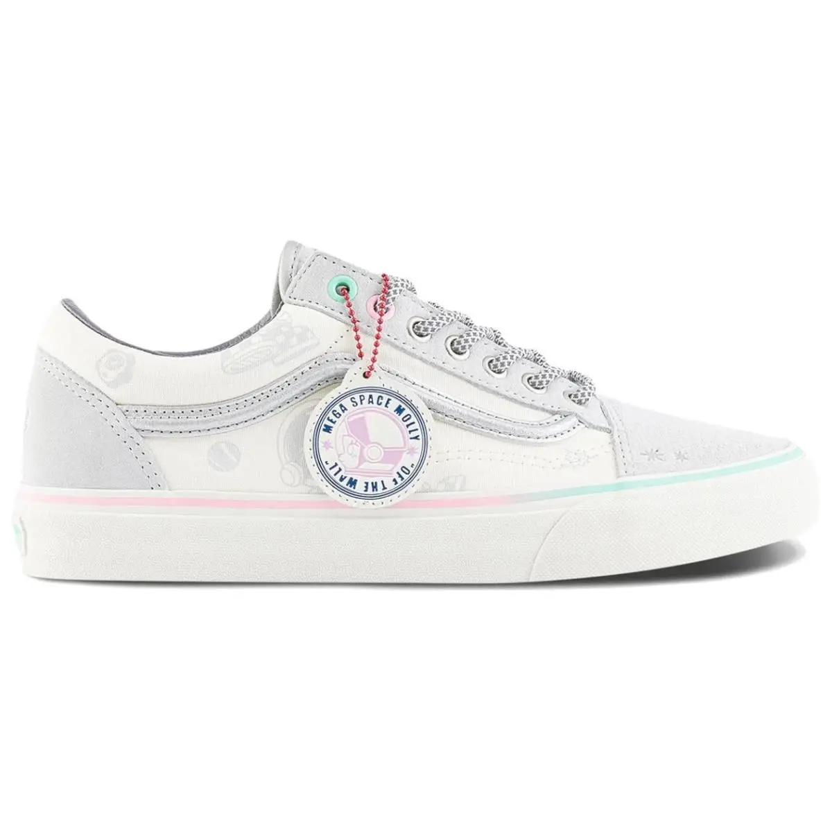 Space Molly Old Skool Size 10 Marshmallow Ships From Usa VN000E9TBP1 by Vans