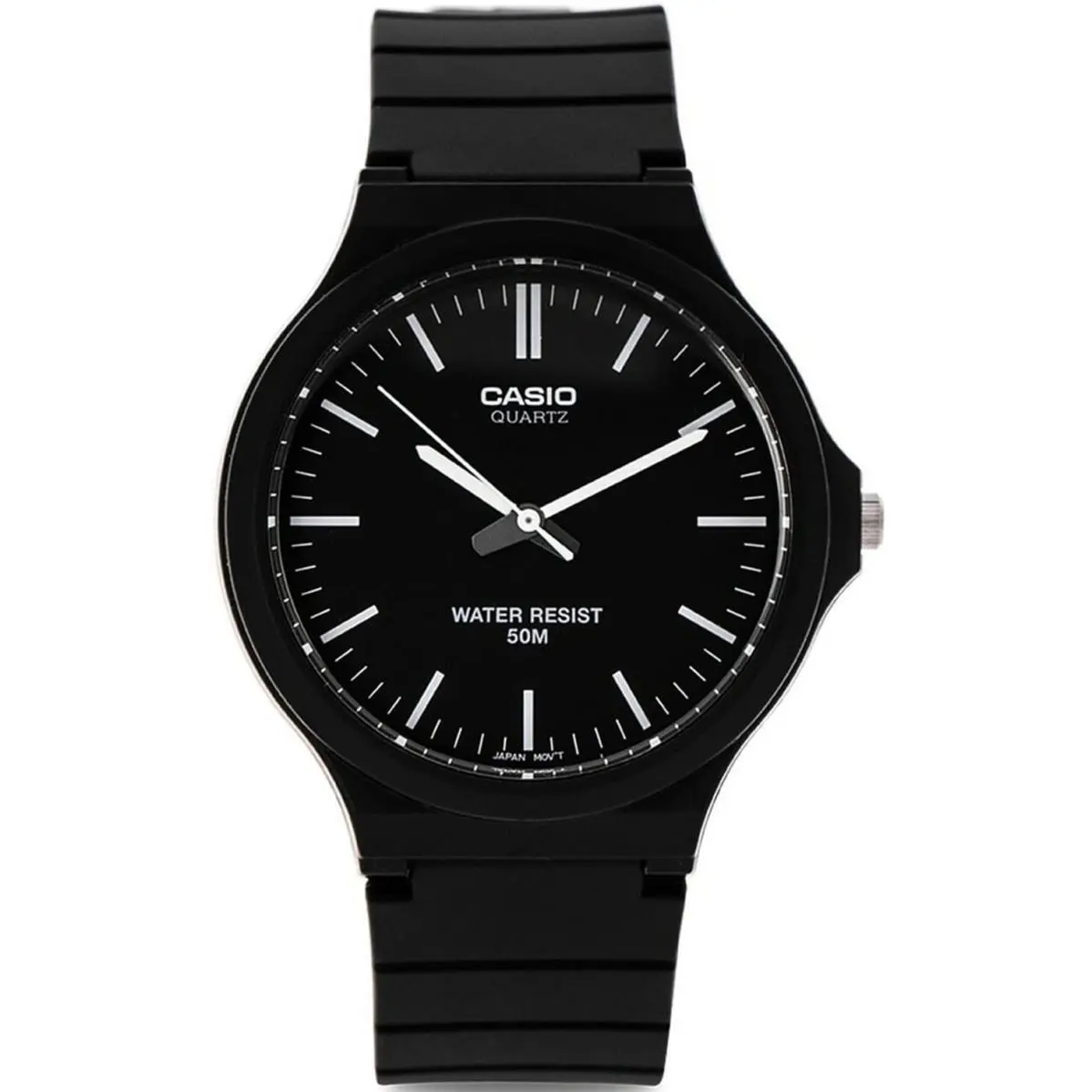 MW240 Series Men’s Quartz Watch Black/white 50M WR Large Res by Casio