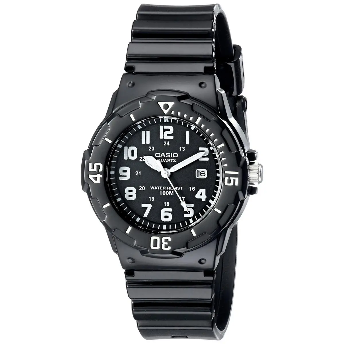 LRW200H Series Women`s Analog Watch Black Sporty Design 100 Meter by Casio