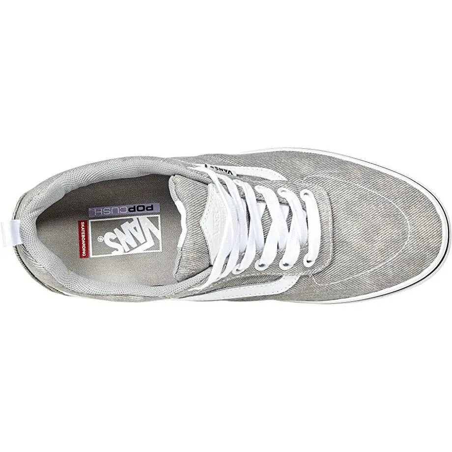 Vans shoes - VANS Kyle Walker - Kyle Walker - VN0A5JIE9BM - (Denim) Gray/White Textile (UPC: 195438326324) 4