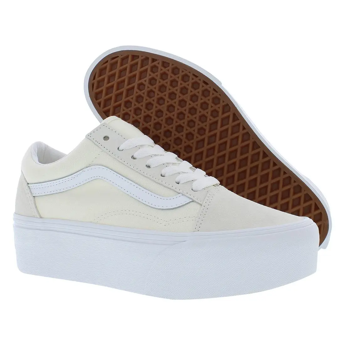 Vans Old Skool Stackform Unisex Shoes Size 9 Color: Marshmallow