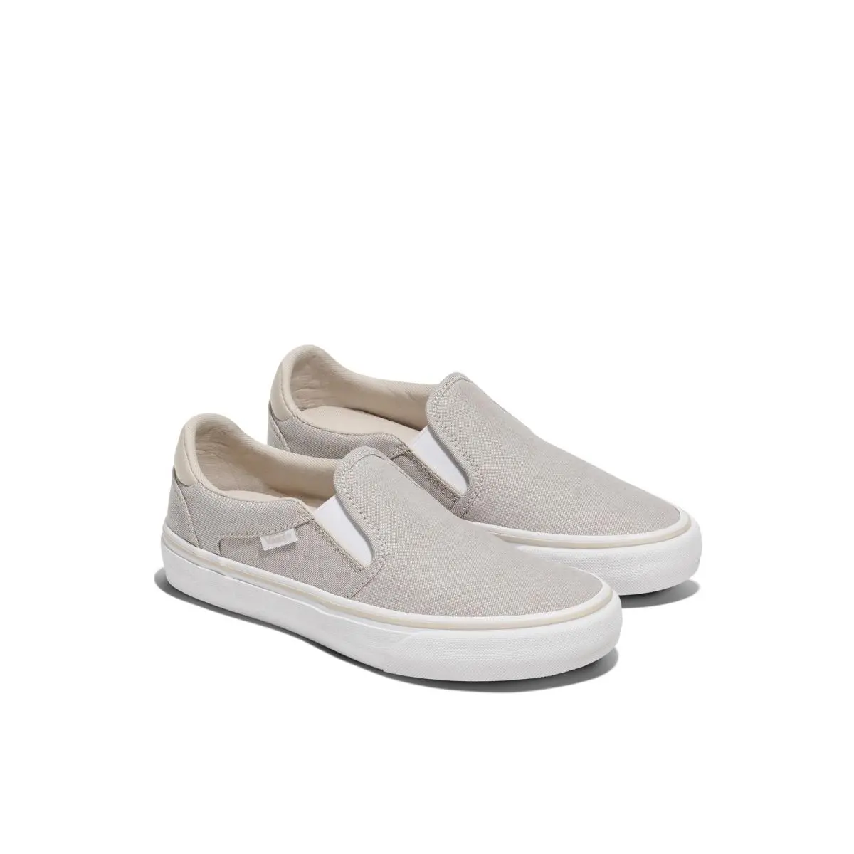 Vans shoes - ASHERDELUXESLIPON - ASHERDELUXESLIPON - Asher Deluxe Slip-on - Summer Canvas Taupe (UPC: 197063423188) 4