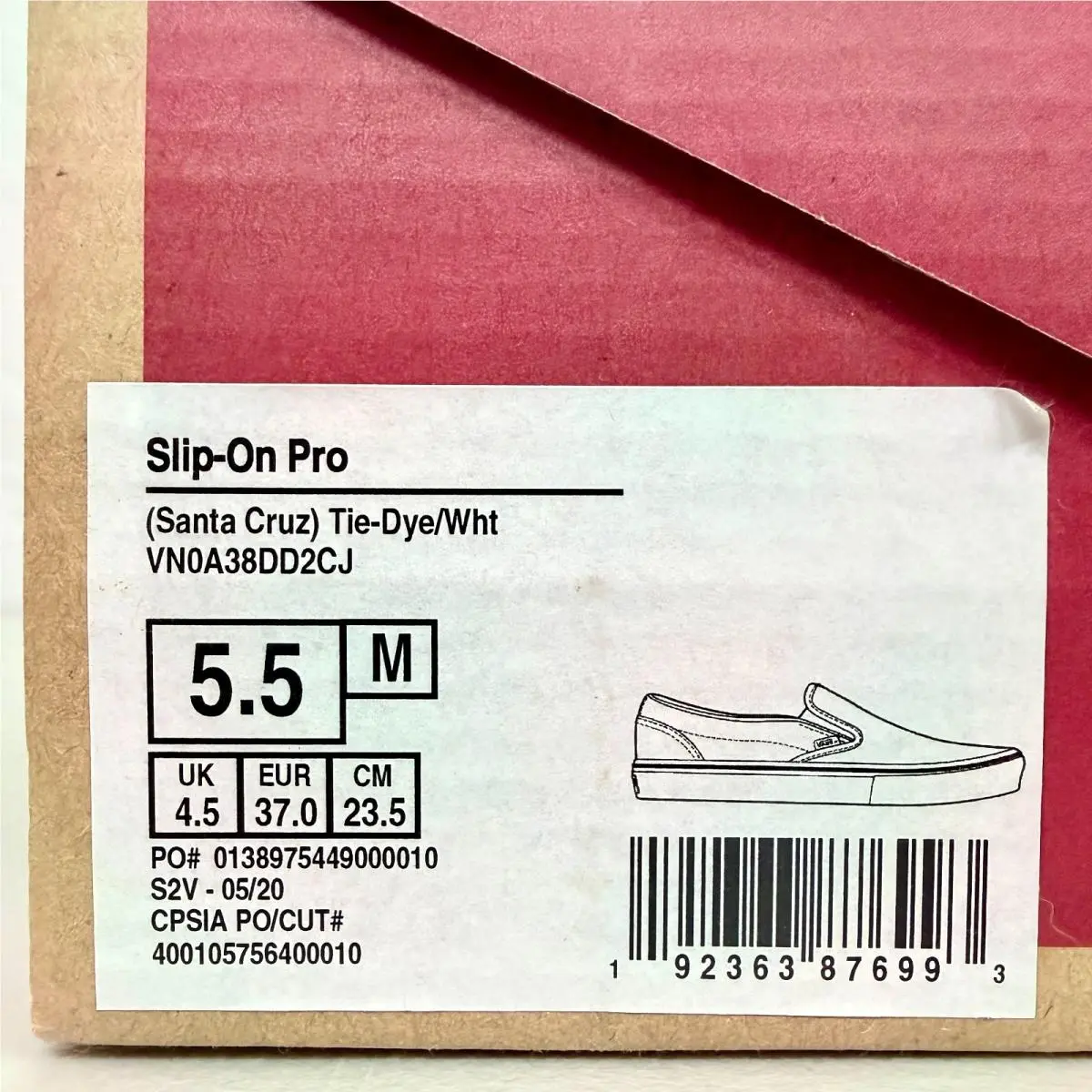 Vans shoes - Vans x Santa Cruz Slip-On Pro - VN0A38DD2CJ - White (UPC: 192363876993) 8