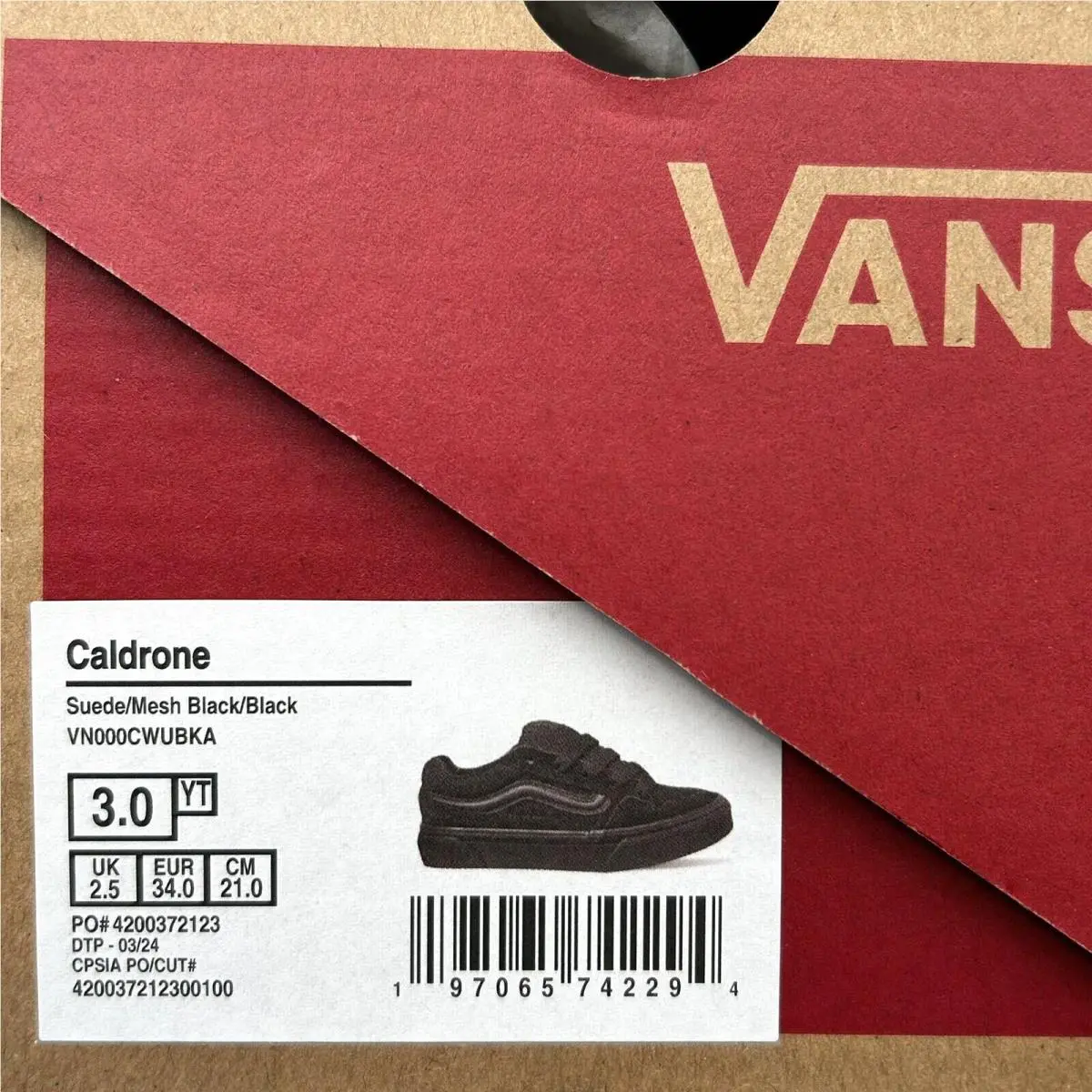 Vans shoes - VANS Caldrone - Caldrone - Black (UPC: 197065742294) 9