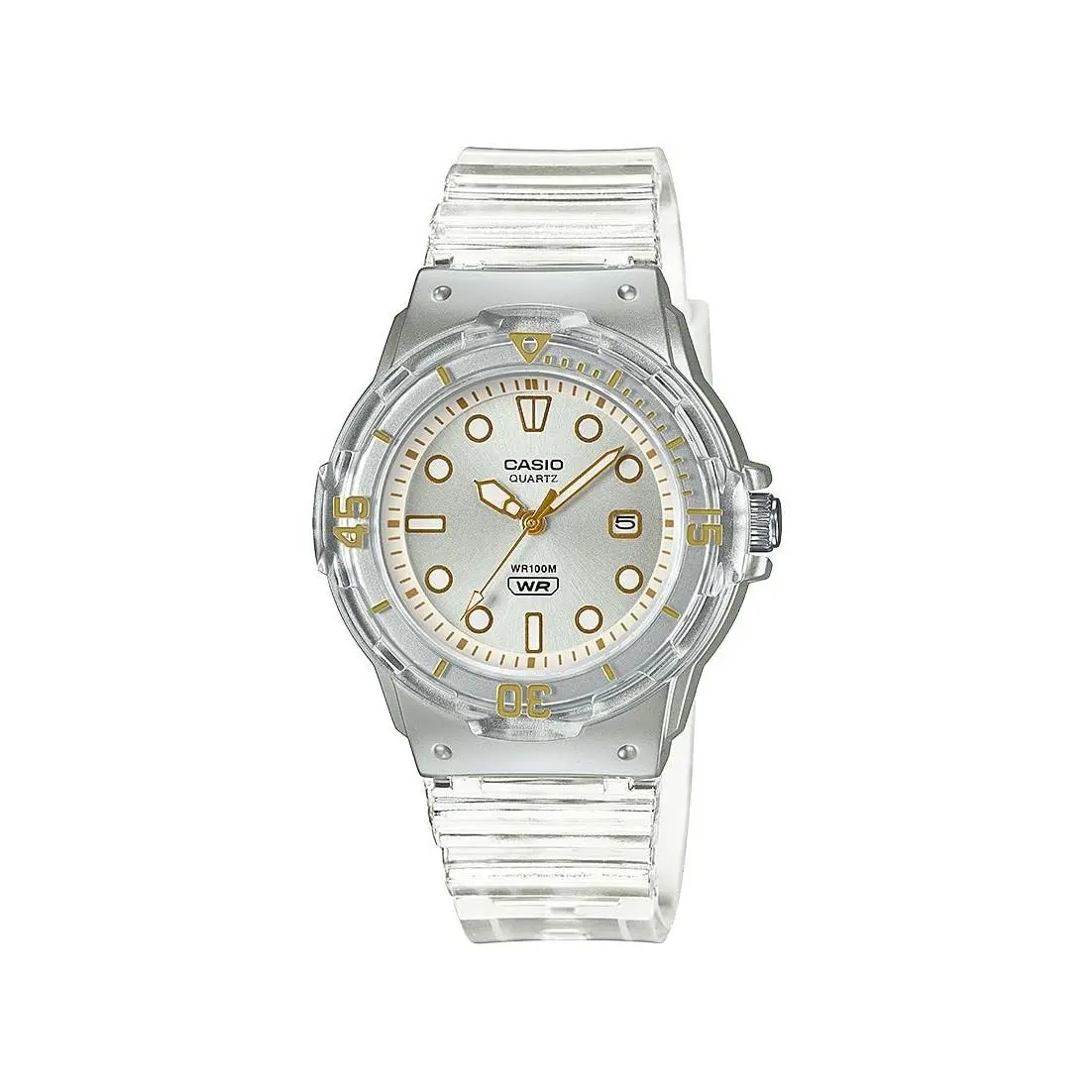 Casio Women`s `dive Series` Quartz Transparent Resin Casual Watch
