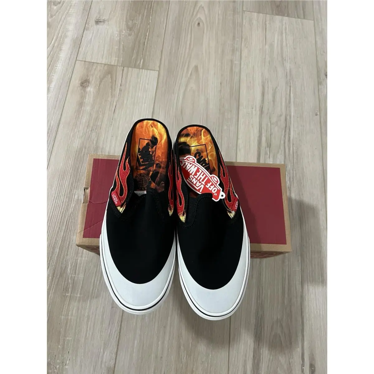 x A$ap Worldwide Classic Slip-on Mule Shoes Women`s Size 8.5 Men 7 by Vans