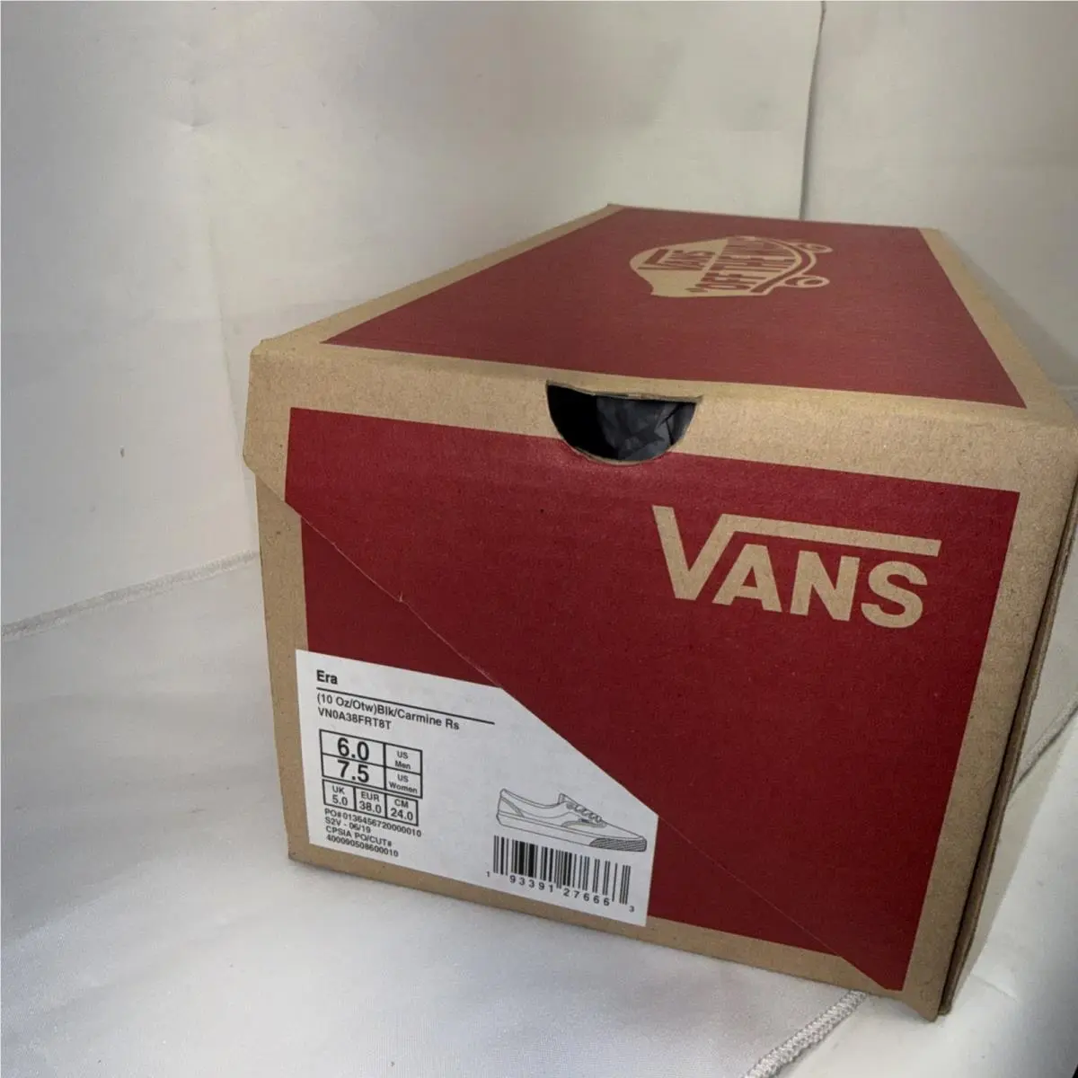 Vans shoes - VANS Era - Era - VN0A38FRT8T - Black Carmine Rose, Manufacturer: Black White Carmine Rose (UPC: 0193391276663) 4