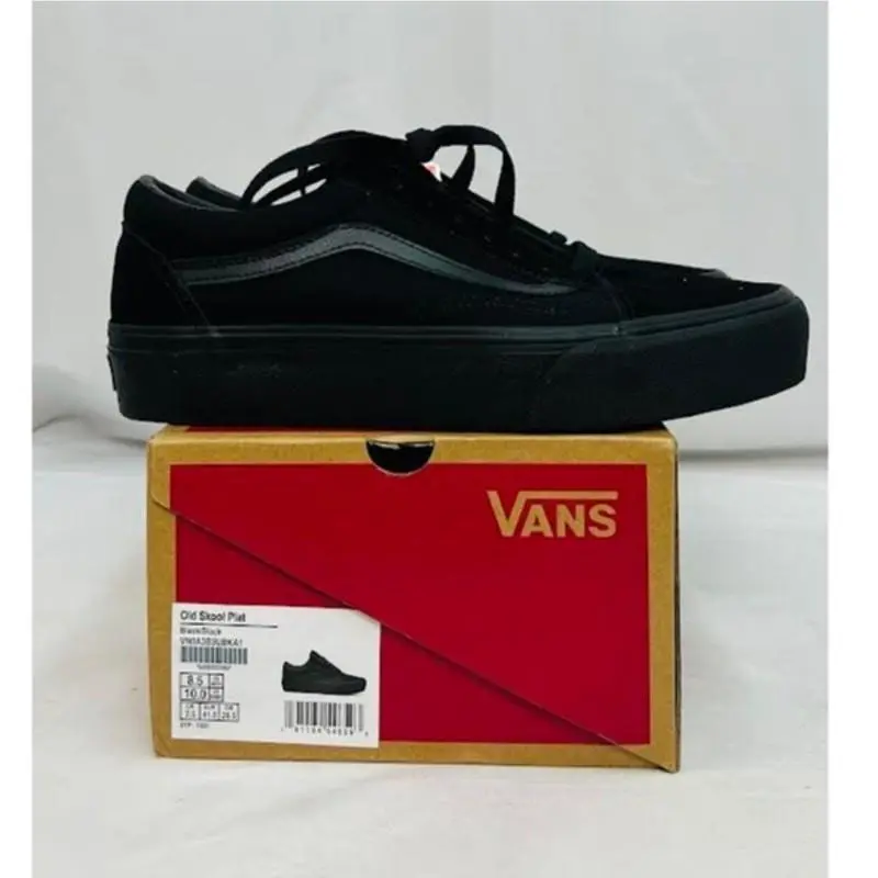 Men`s Old Skool Platfor Low-top Sneakers Black 9US Men/10.5US Women by Vans
