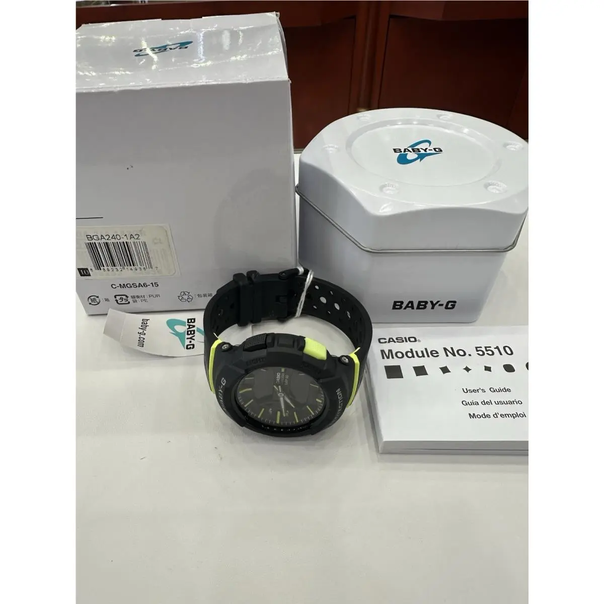 Baby G Watch BGA240-1A2 Analog and Digital by Casio