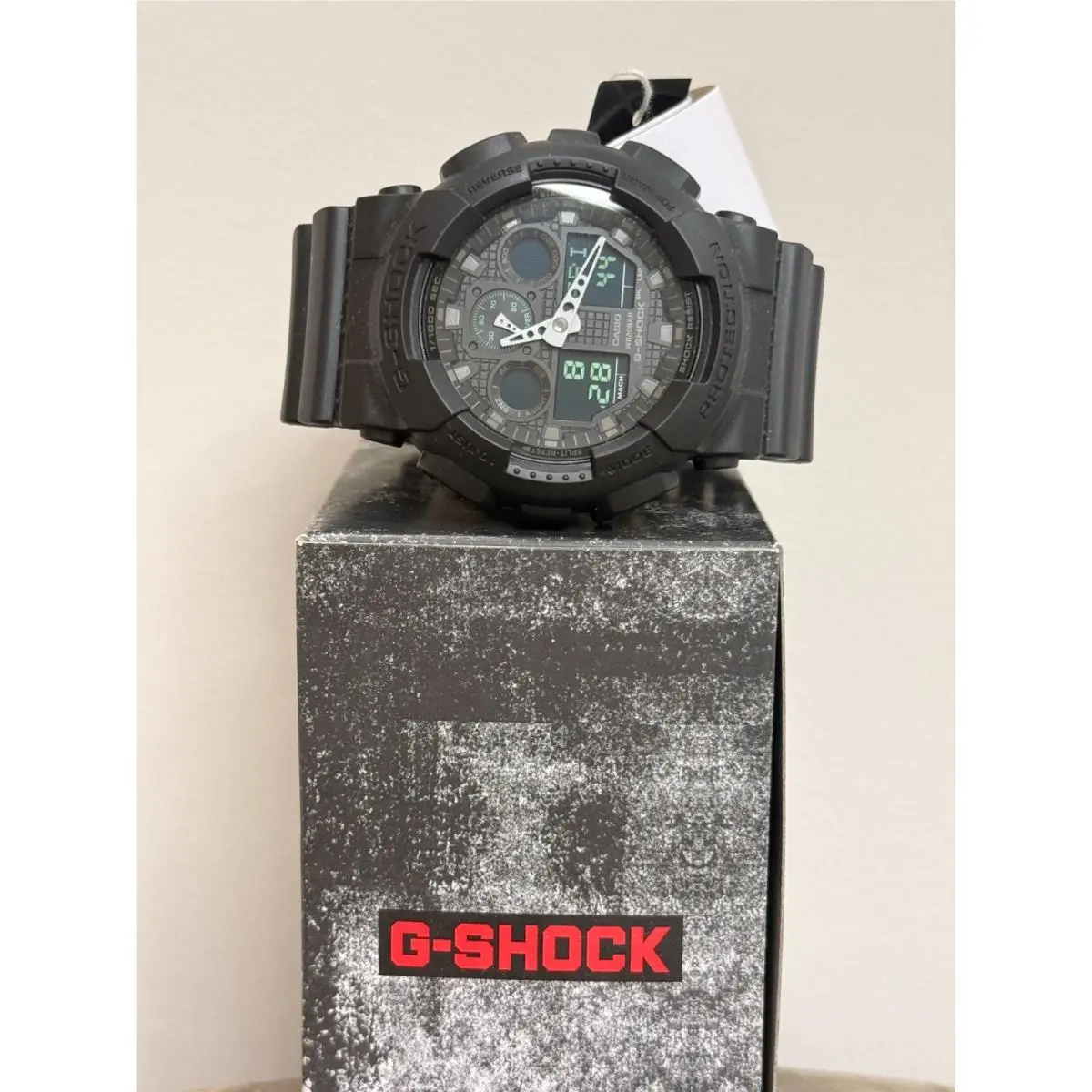 G-shock GA100MB-1A Men`s Black Analog Digital Watch 200M Shock Resistant by Casio