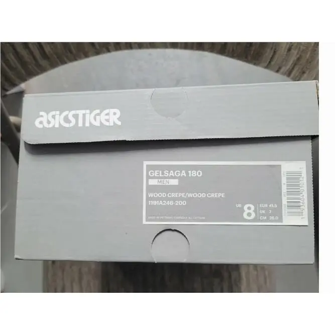 Asics shoes - ASICS GEL-SAGA 180 WOOD CREPE - 1191A246-200 - wood crepe 19