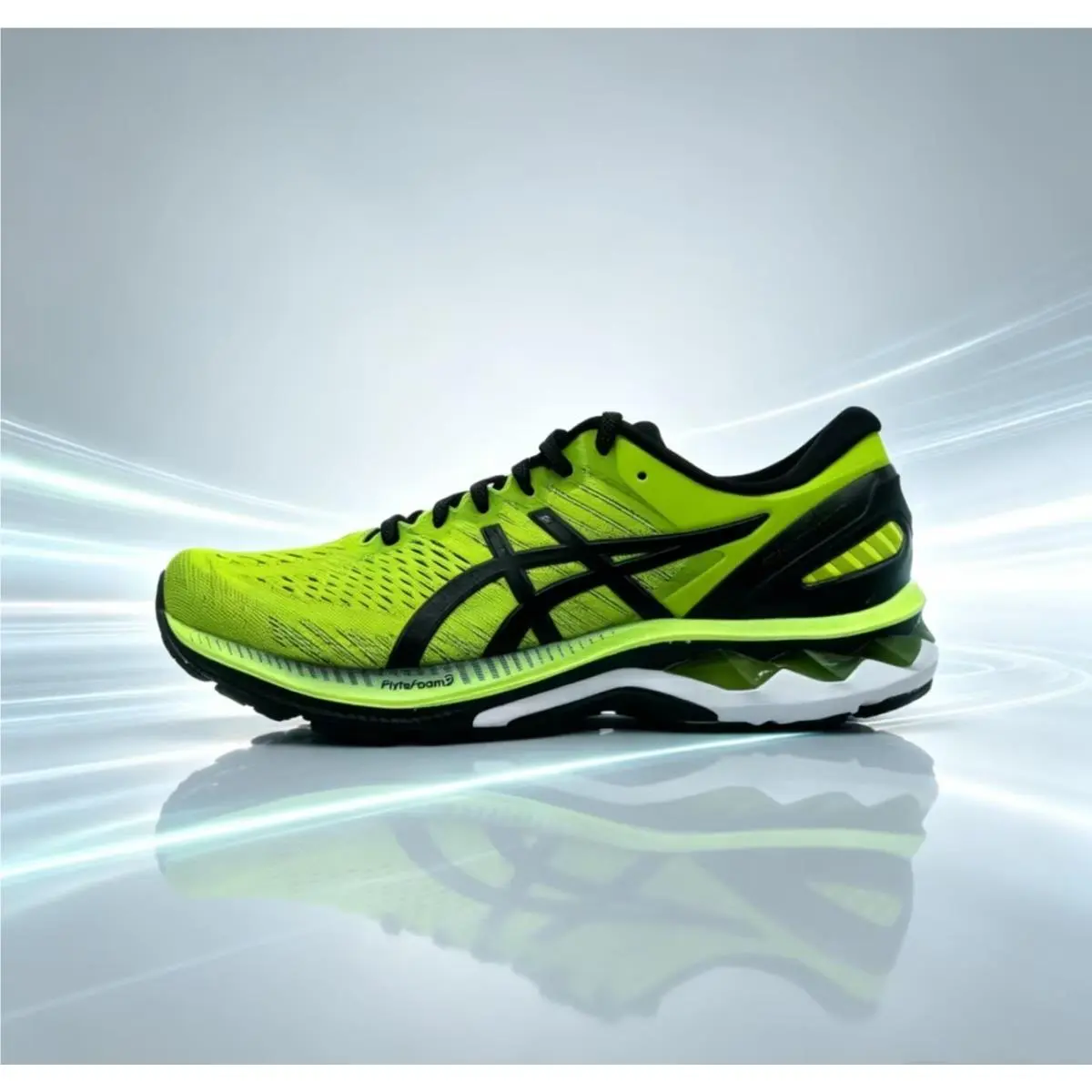 Asics Gel-kayano 27 Mens Running Shoes Yellowish Green