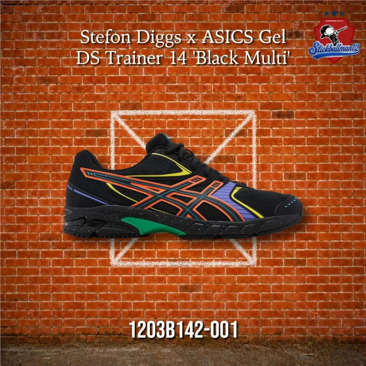 Asics Gel-ds Trainer 14 Stefon Diggs Black Multi-color 1203B142-001