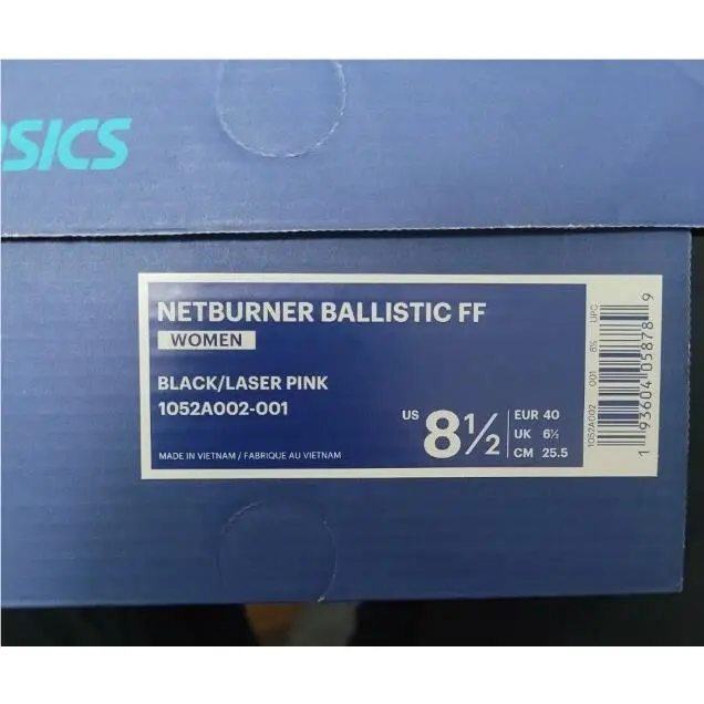Asics shoes - ASICS Netburner Ballistic FF - Netburner Ballistic - 1052A002 - Black 17