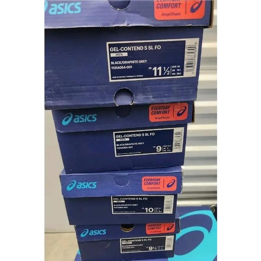 Asics shoes - ASICS gel contend 5 SL - 1131A054-001 - Black 5