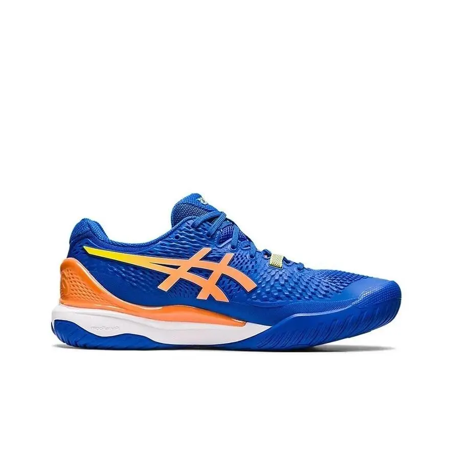 Men`s Breathable Comfort Shoes Asics Gel Resolution 9 Blue