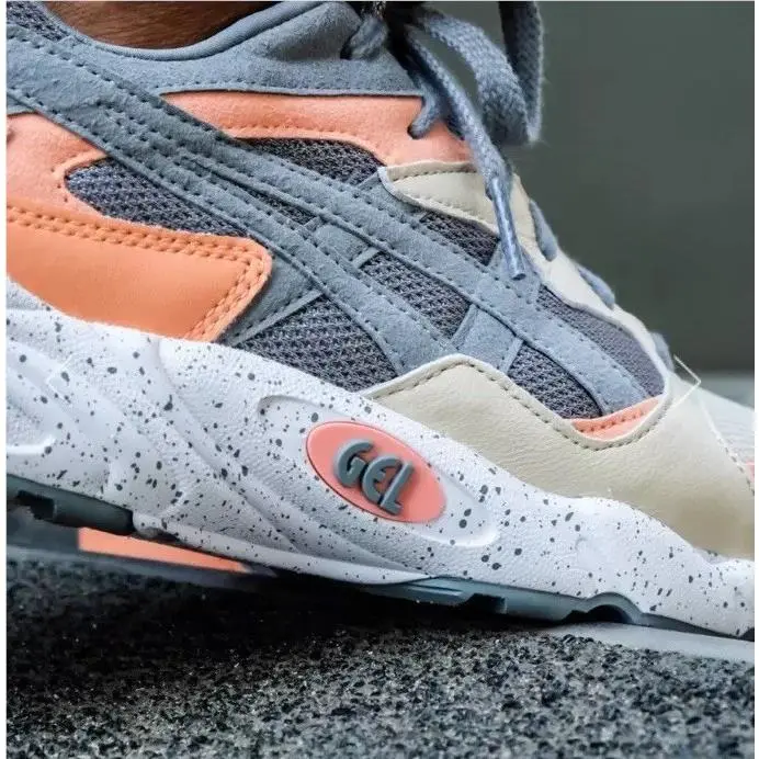 Asics shoes - Diablo - Diablo - H809L-111 - stone grey/orange 3
