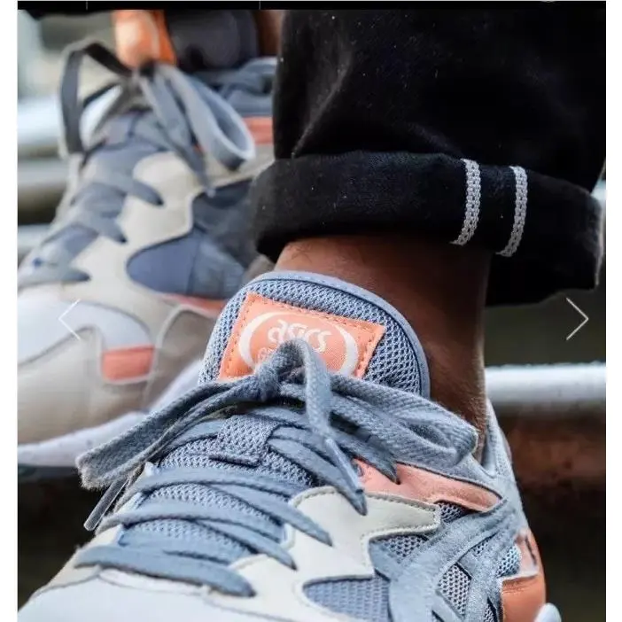 Asics shoes - Diablo - Diablo - H809L-111 - stone grey/orange 4