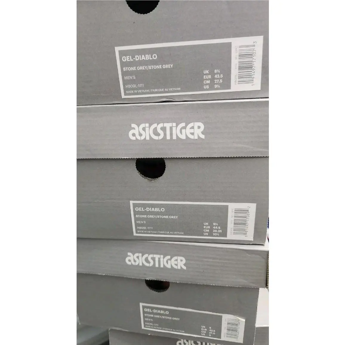 Asics shoes - Diablo - Diablo - H809L-111 - stone grey/orange 6