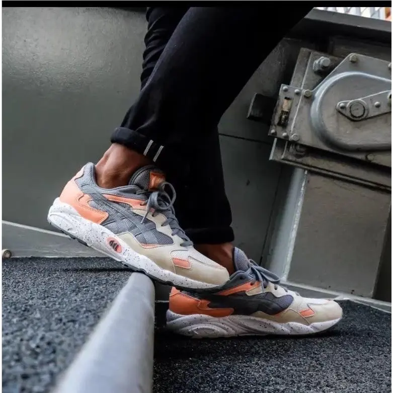 Asics shoes - Diablo - Diablo - H809L-111 - stone grey/orange 10