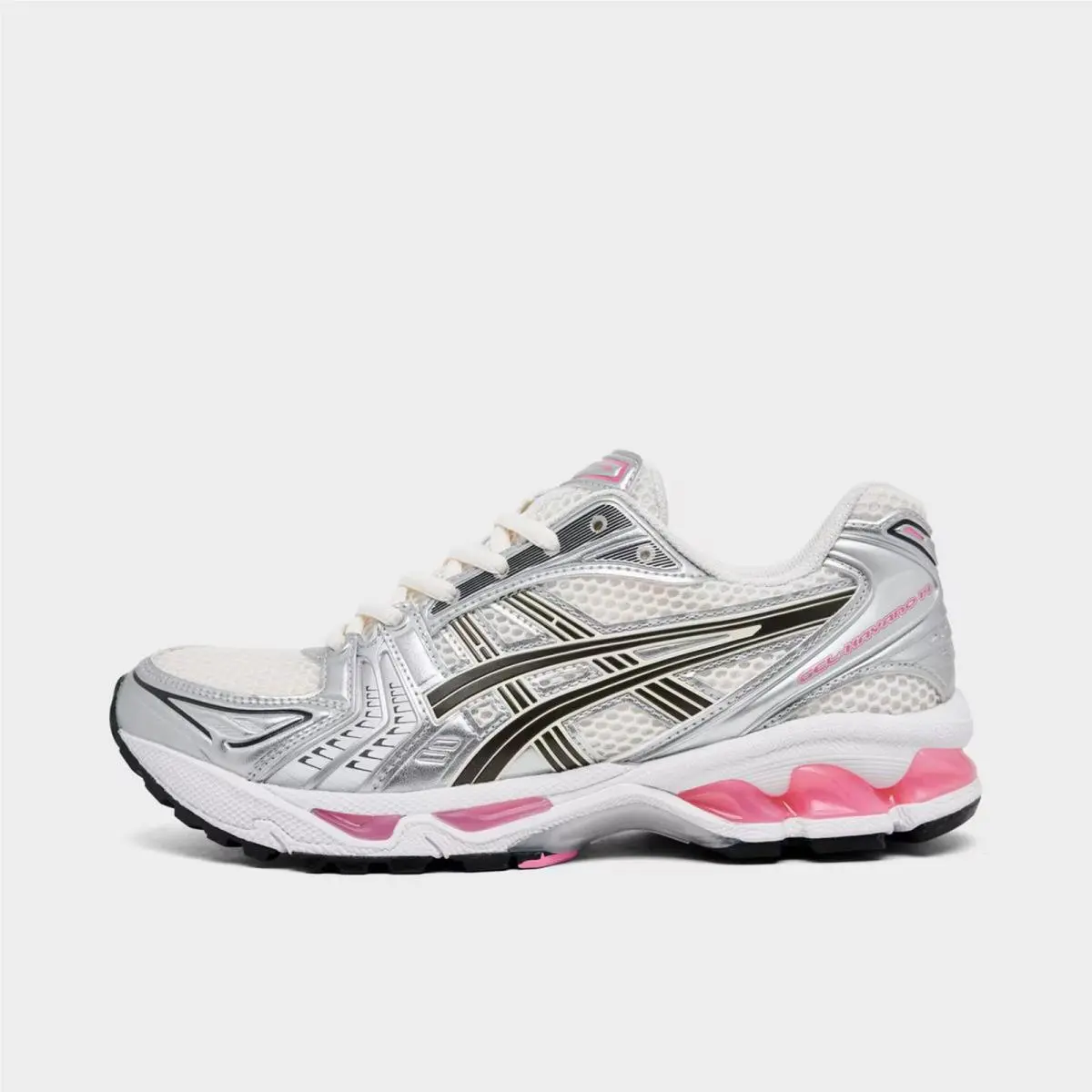 Women`s Asics Gel-kayano 14 Casual Shoes Cream/sweet Pink W203A537 103