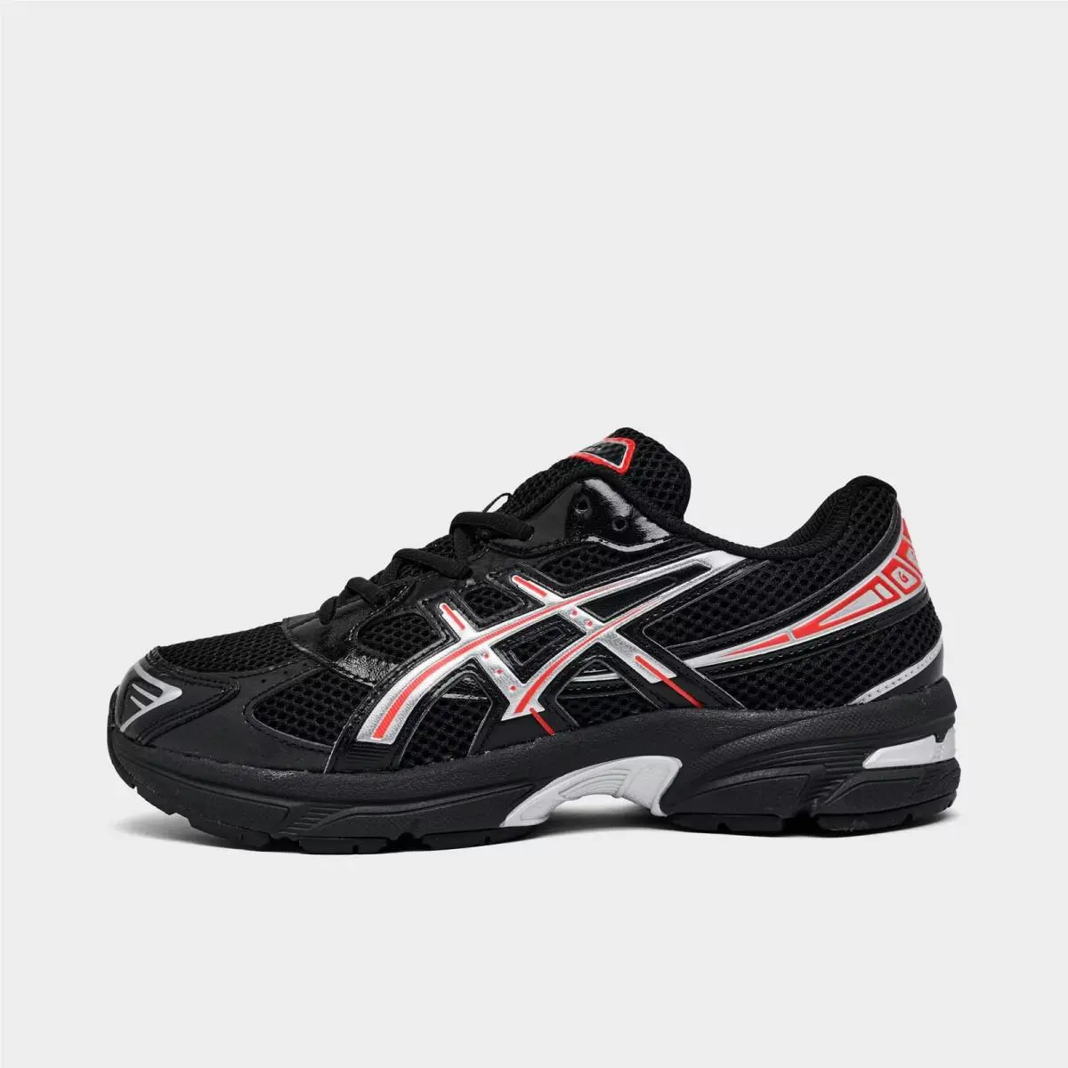 Grade-school Asics GEL-1130 Casual Shoes Black/red 1204A200 001