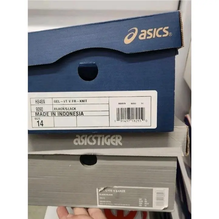 Asics shoes - gel lyte v - gel lyte - H848N-9090 - black/white 18