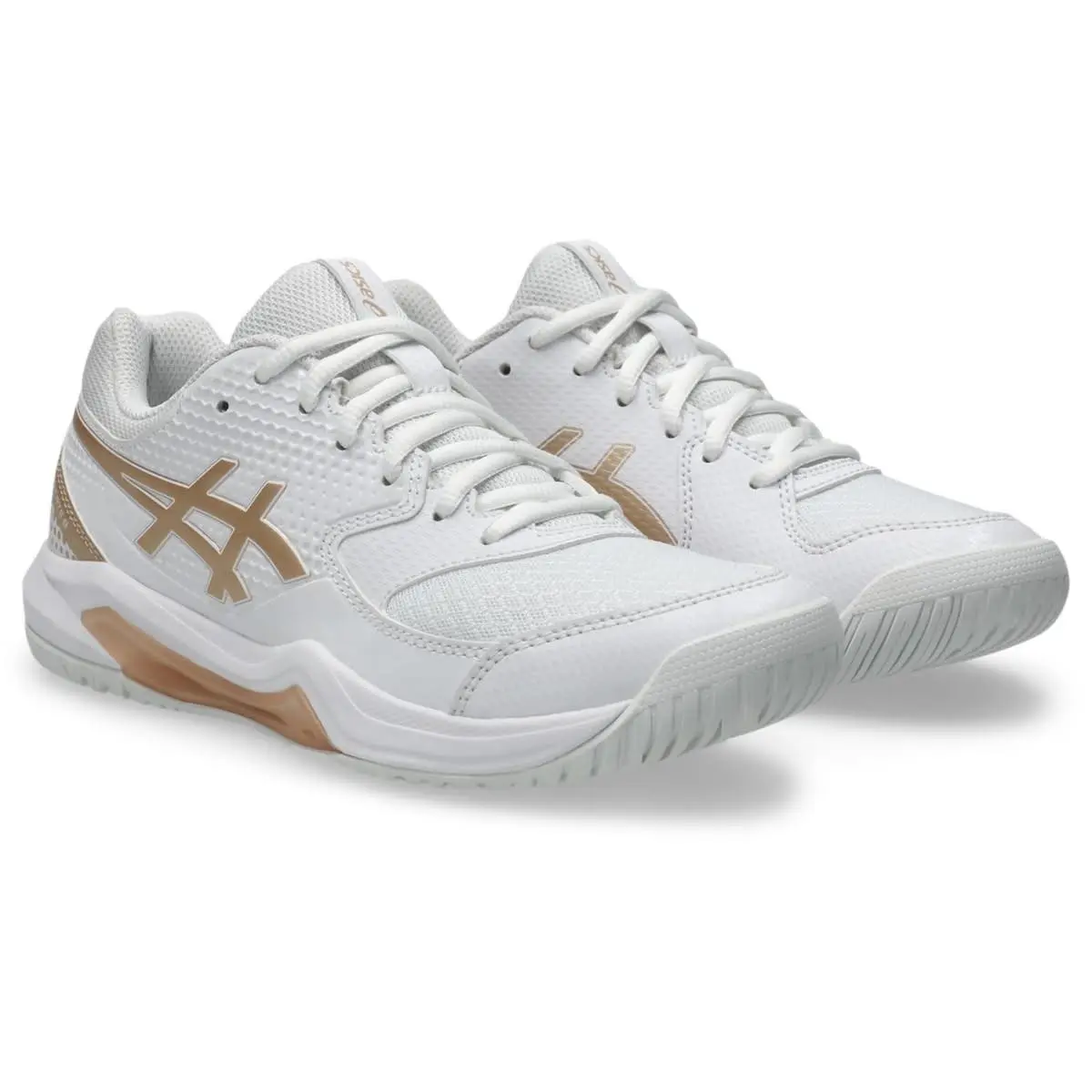 Asics Gel-dedicate 8 1042A236-105 Sneaker Women`s White Pickleball Shoes LIQ1668