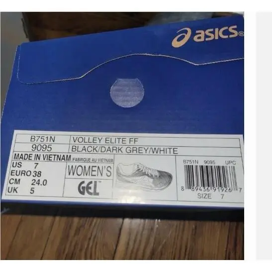 Asics shoes - ASICS Volley Elite FF - Volley Elite - B751N-9095 - Black 19