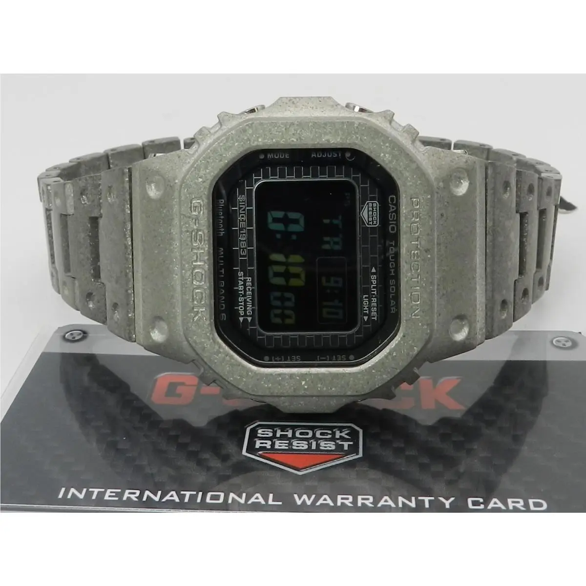 G-shock 40th Anniversary Recrystallized Full Metal 5000 Series GMWB5000PS-1 by Casio