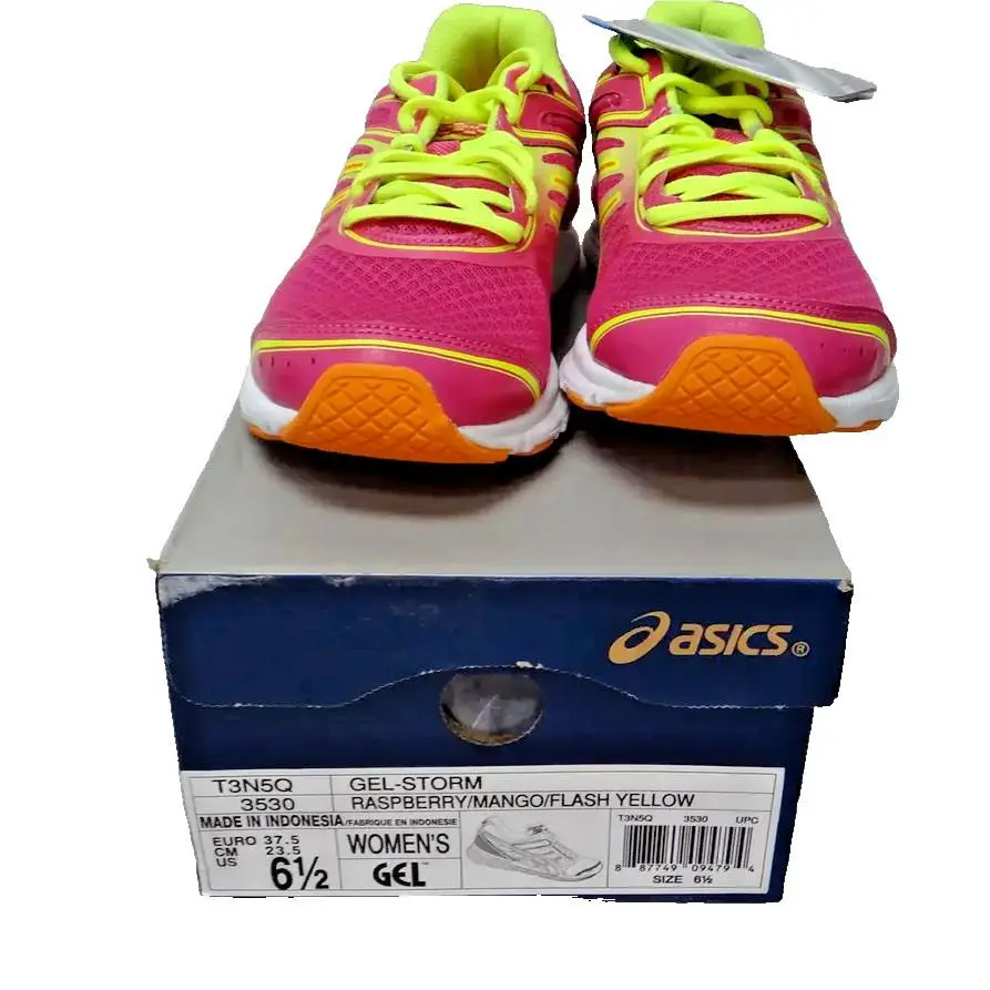 Asics shoes - Gel Storm - Gel Storm - T3N5Q 3530 - Raspberry Mango Flash Yellow 0