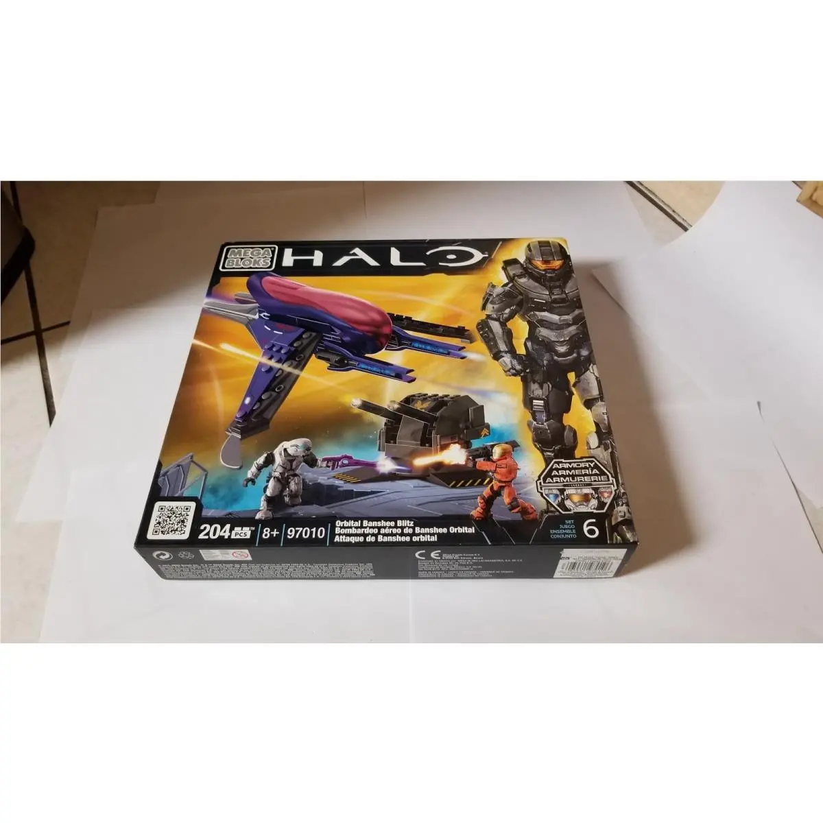 Mega Bloks Halo 97010 Orbital Banshee Blitz 204 Pc Retired