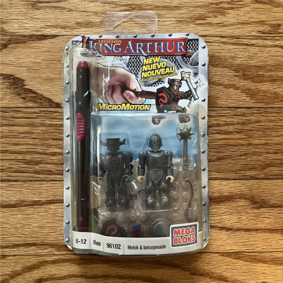 Mega Bloks King Arthur Micro Motion Action Figures Set 96102 Melok Lancepesade