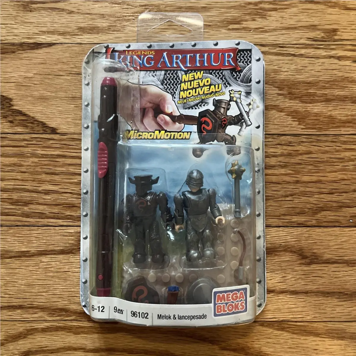 Mega Bloks King Arthur Micro Motion Action Figures Set 96102 Melok Lancepesade