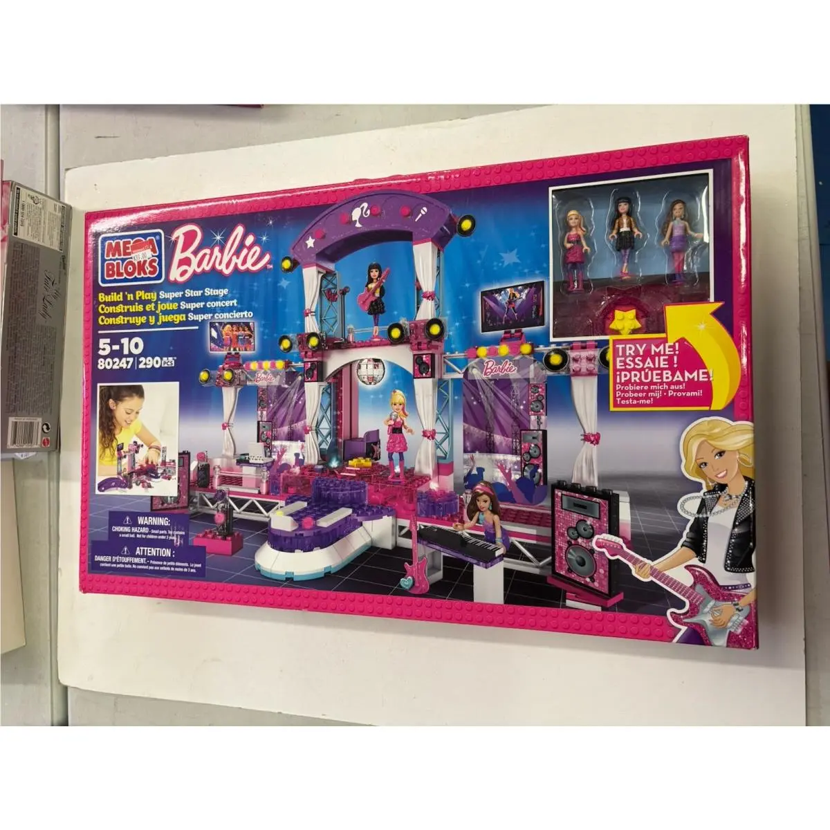Mega Bloks Barbie Build `N Play Super Star Stage 80247