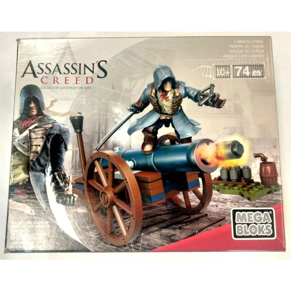 Assassin`s Creed Mega Bloks Collector Series Cannon Strike 74pc Arno 94303