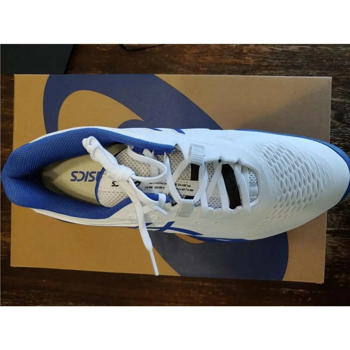 Asics shoes - ASICS GEL-Resolution - 1041A481-101 - White/Dark Cobalt 3