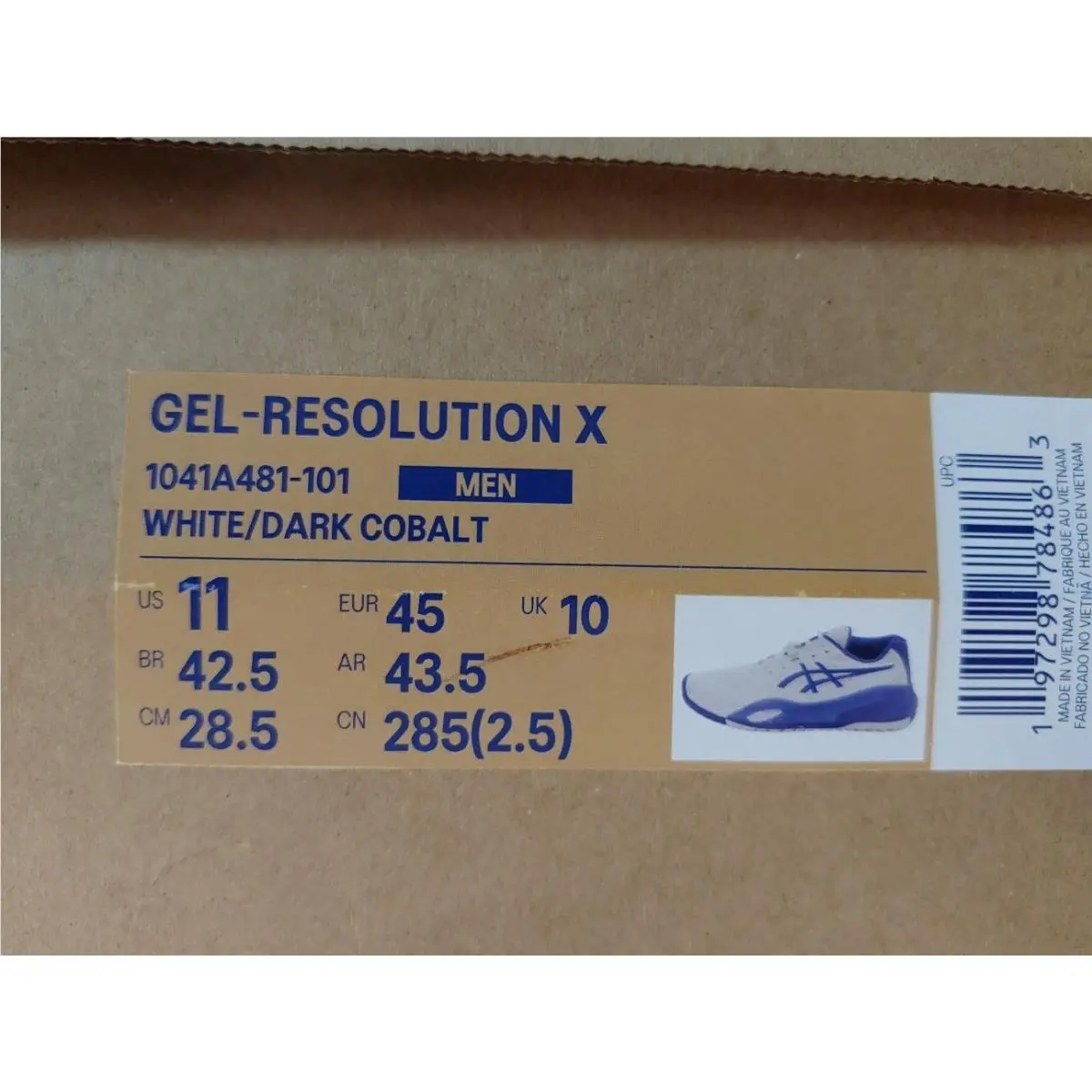 Asics shoes - ASICS GEL-Resolution - 1041A481-101 - White/Dark Cobalt 4