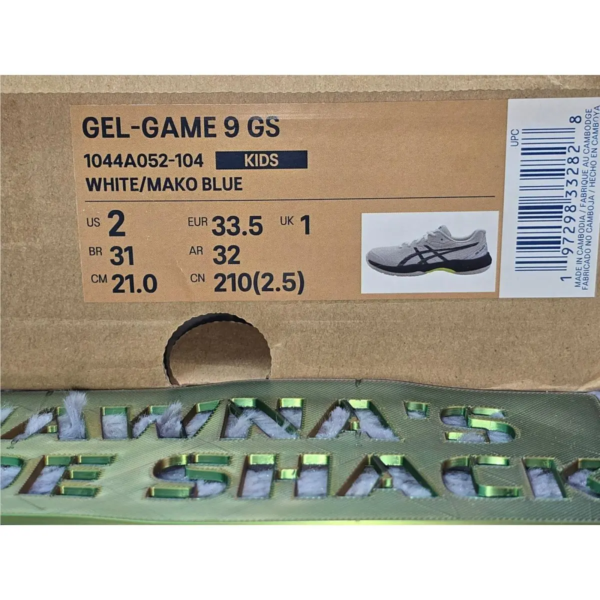 Asics shoes - Gel-Game 9 - White 7