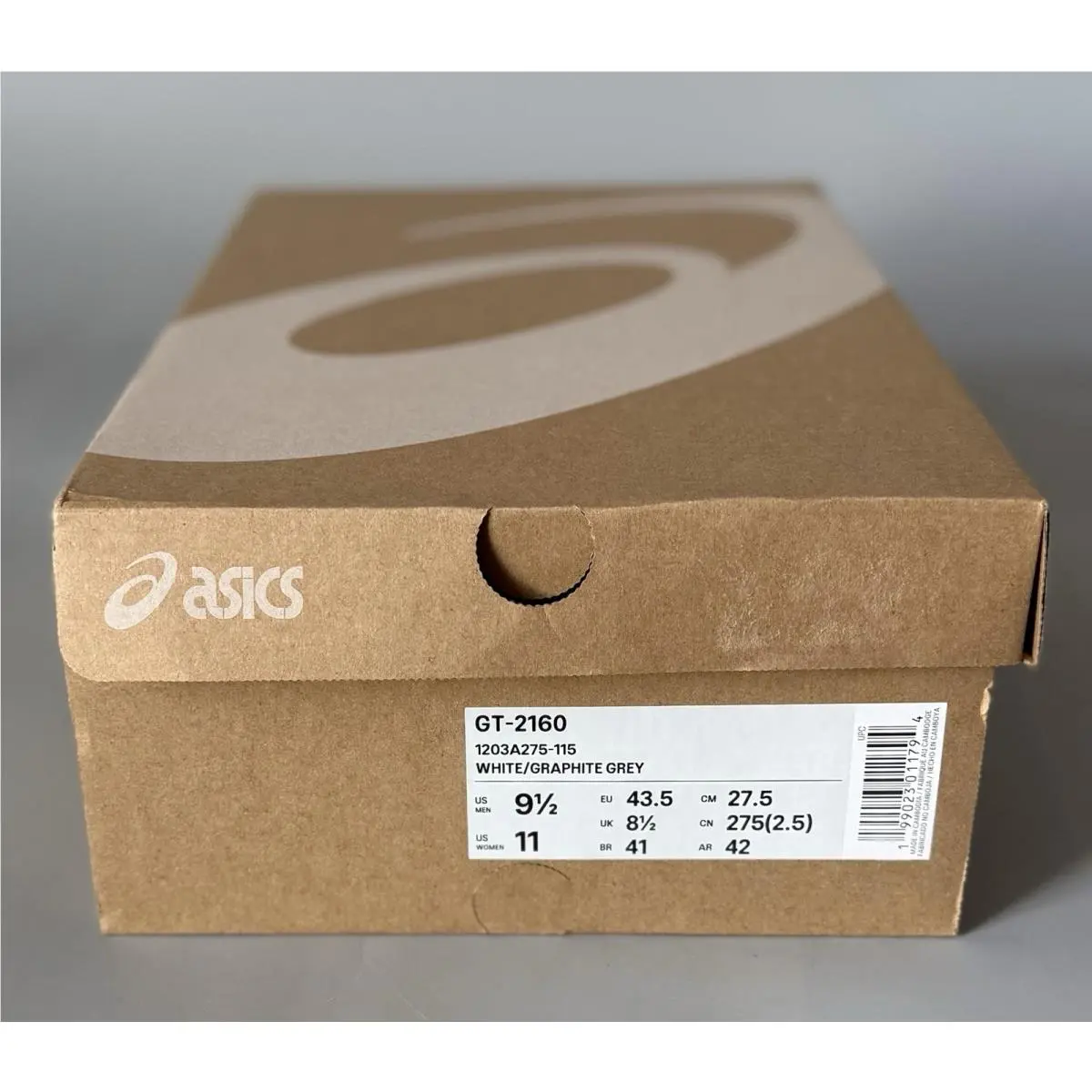 Asics shoes - ASICS GT-2160 - White/Graphite Grey (UPC: 0199023011930) 8
