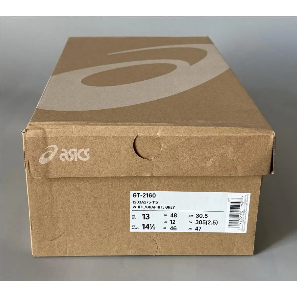 Asics shoes - ASICS GT-2160 - White/Graphite Grey (UPC: 0199023011930) 8