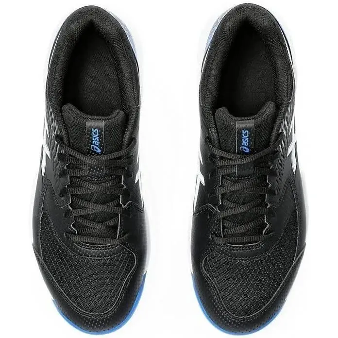 Asics shoes - Asics Gel Dedicate 8 Tennis Pickleball Shoes Black Tuna Blue Mens - Black, Manufacturer: Black/Tuna Blue 4