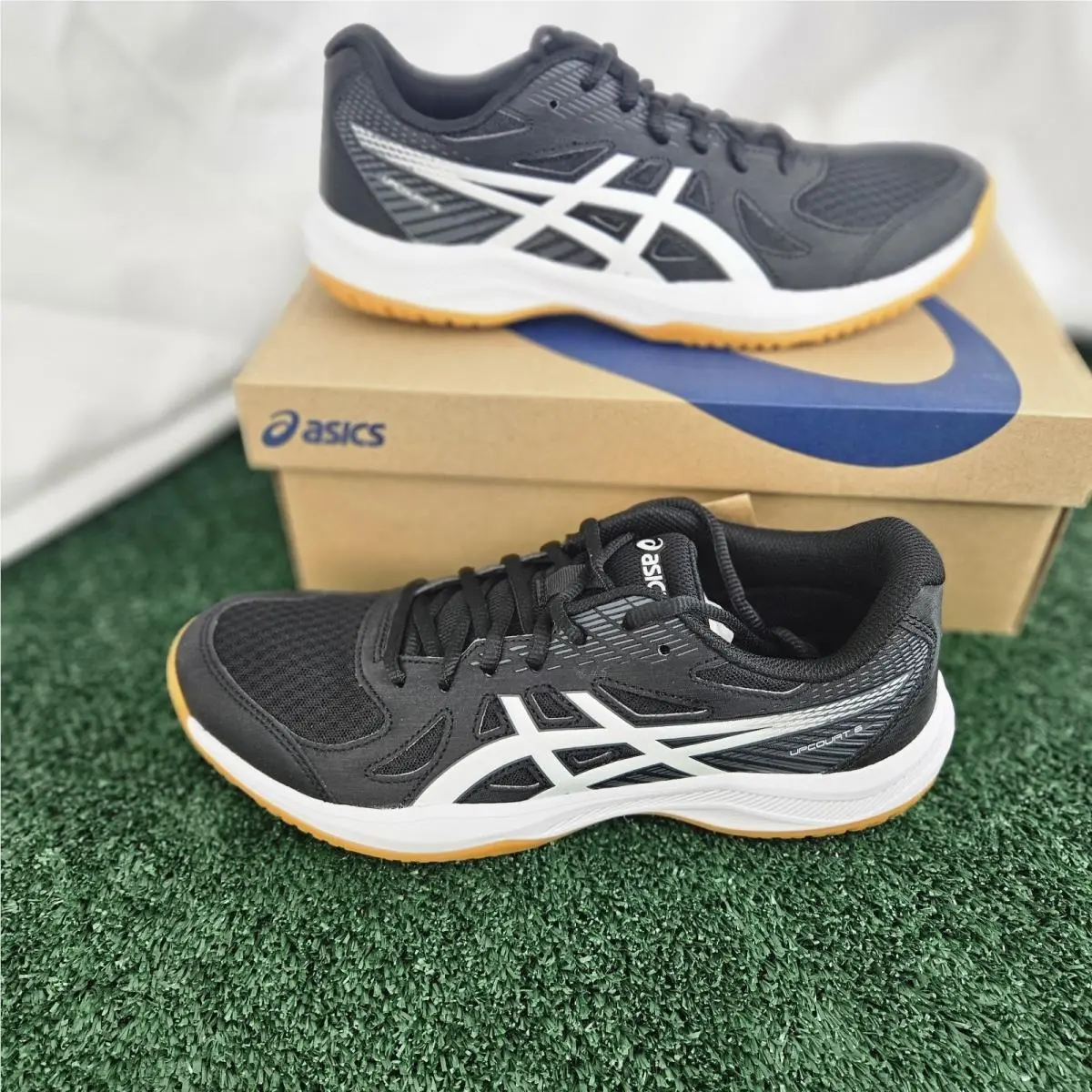 Size 11 Womens - Asics Upcourt 6 Black White