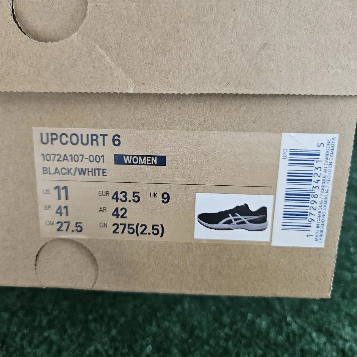 Asics shoes - ASICS Upcourt - Upcourt - 1071A104-001 - Black 5