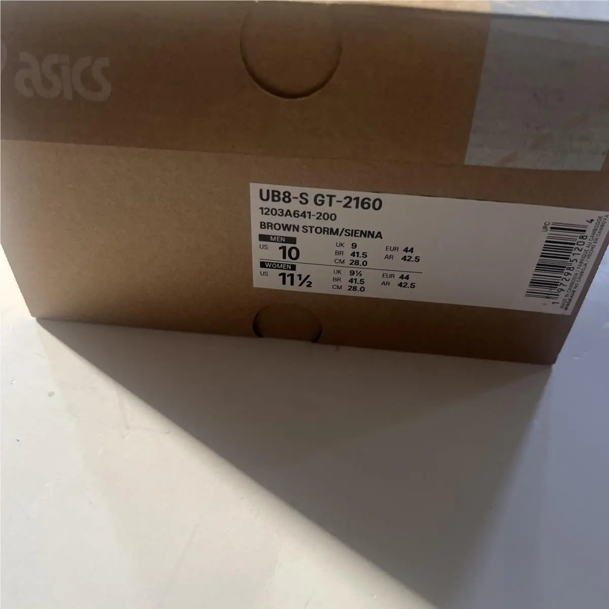 Asics shoes - ASICS GT 2160 - 1203A641-200 - Brown (UPC: 0197298512084) 0