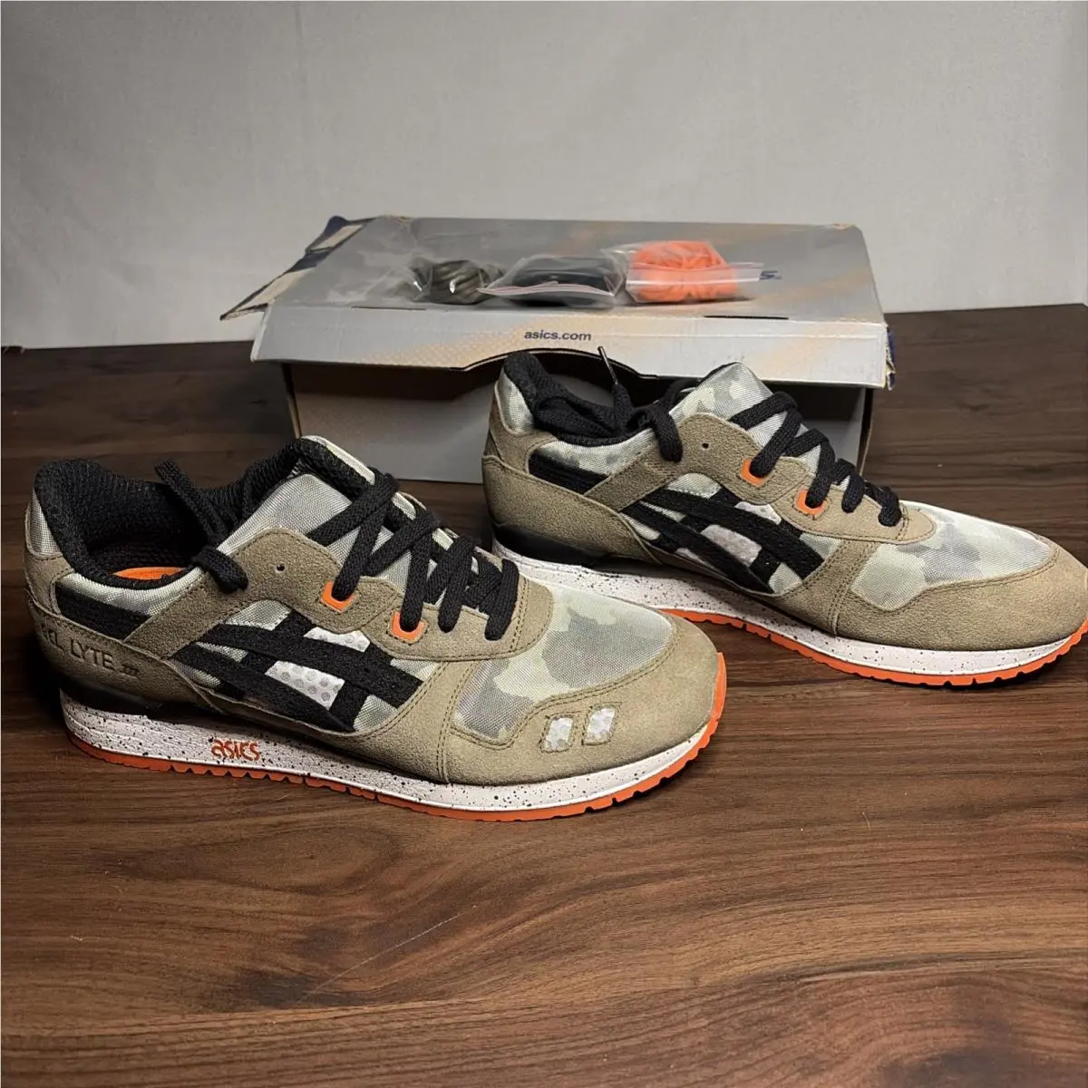 Asics shoes - Bait x ASICS Gel Lyte 3 - h43kk-8090 - Green, Manufacturer: Dark Olive/Black 0