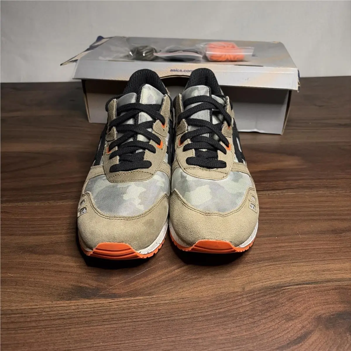 Asics shoes - Bait x ASICS Gel Lyte 3 - h43kk-8090 - Green, Manufacturer: Dark Olive/Black 2
