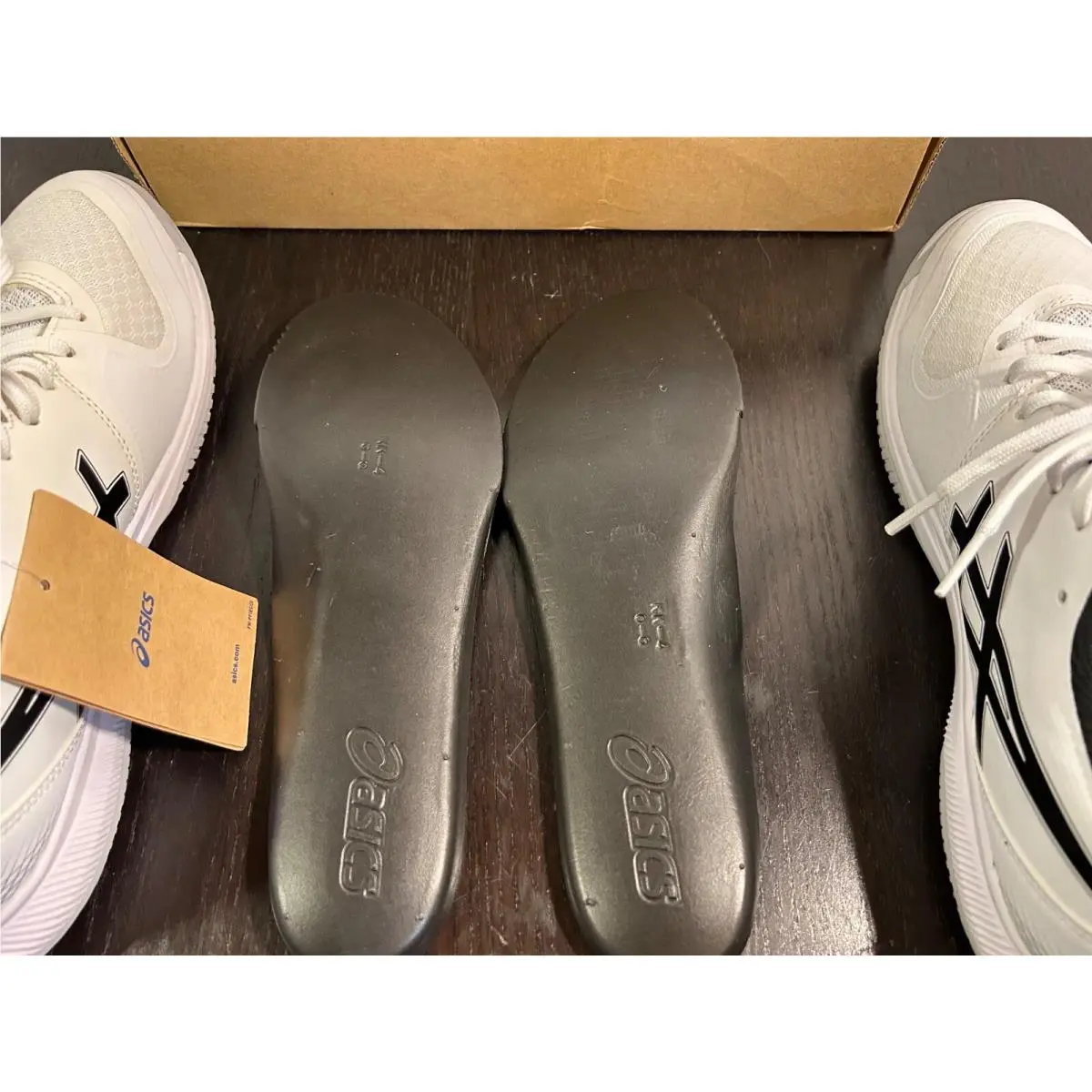 Asics shoes - White, Grey, Black 10